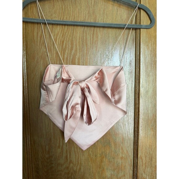 Light pink scarf top - Picture 5 of 7